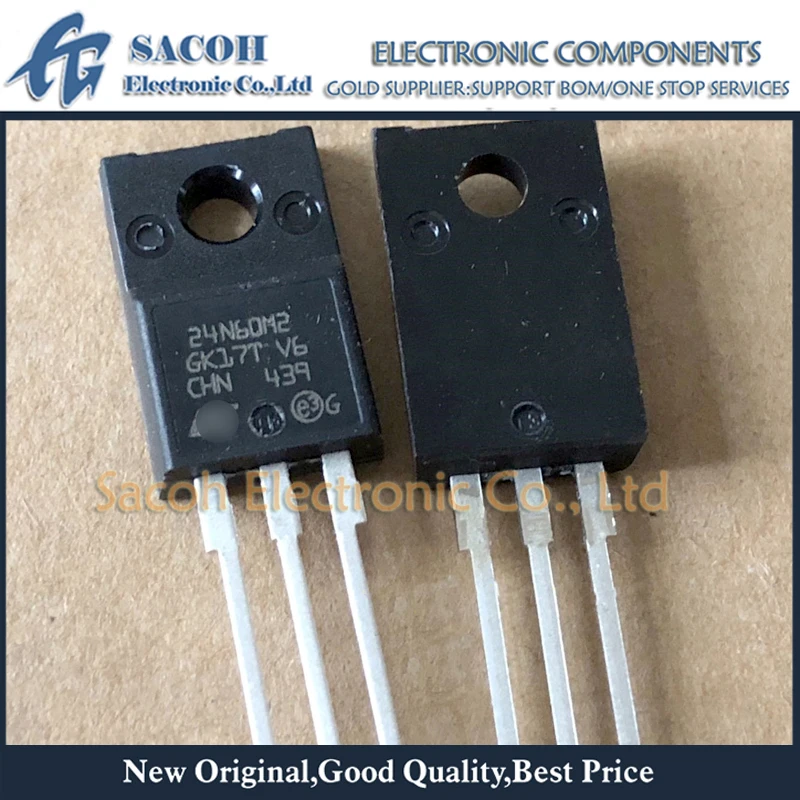 

New Original 5Pcs/Lot STF24N60M2 24N60M2 OR STFI24N60M2 OR STI24N60M2 OR STFH24N60M2 STFU24N60M2 TO-220F 24A 600V Power MOSFET