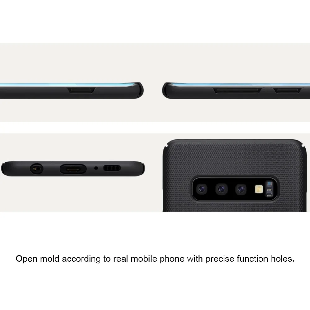 サムスンS10プラスケースnillkinフロストシールドケースpcハード裏表紙サムスンギャラクシーS20超5グラムS9プラスS10E S10 lite