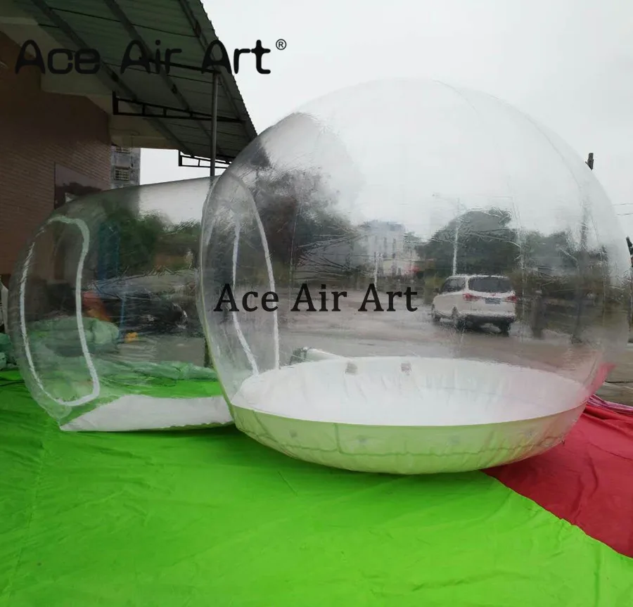 Cheap Inflatable Transparency Bubble Tent Bubble Clear Dome Marquee with Zipper Door for Outdoors