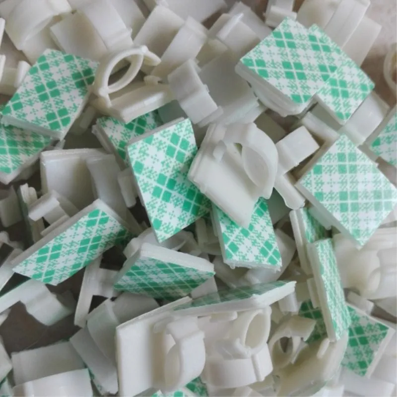 50 шт., держатель для кабелей, клейкие автомобильные кабельные зажимы, кабельный органайзер для проводов, зажим для шнура, фиксатор, автомобильный держатель для намотки кабеля