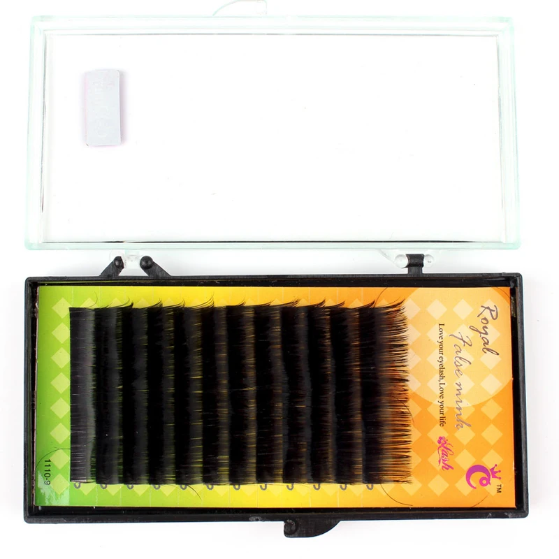 Professional Natural Soft False Eyelashes Extension 0.1mm  C Curl Individual Imitate Mink Eye Lashes 6mm 8mm 10mm 12mm