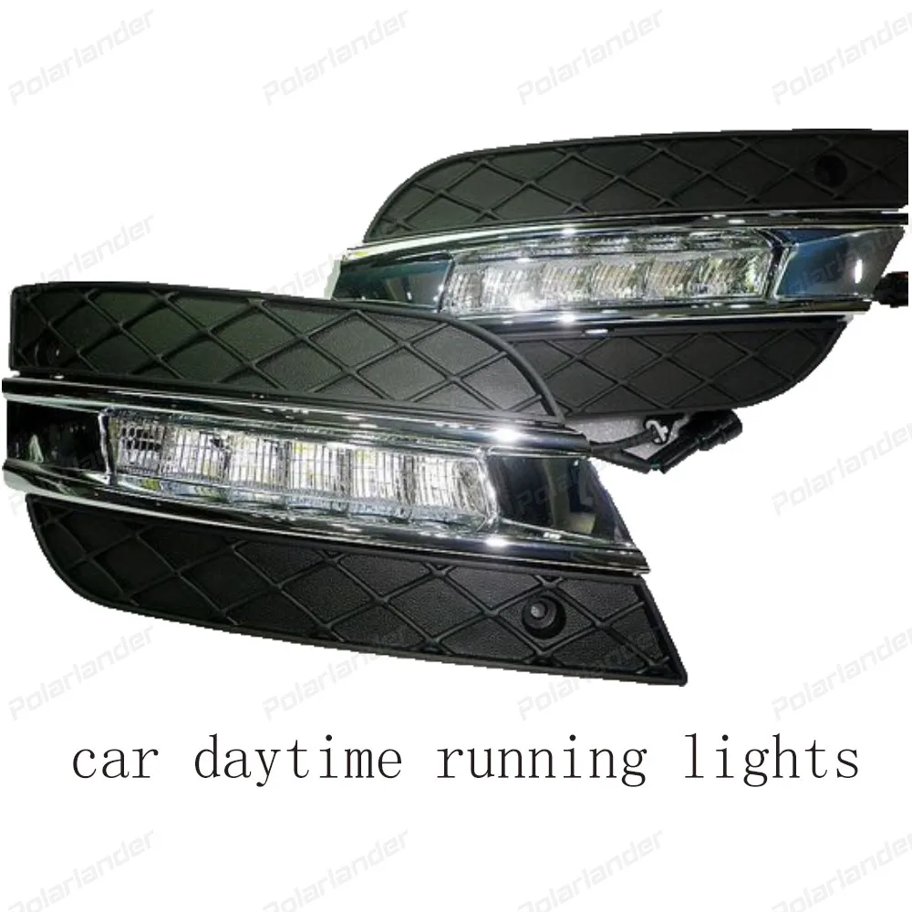 

1 pair car DRL Daytime Driving Running light for M/ercedes-B/enz ML280 ML300 ML350 ML320 ML500 2006-2009 fog Lamp