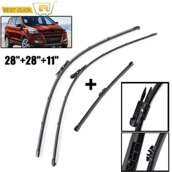 Car Windshield Wiper Blades set Windscreen Fit For 2013-2017 Ford Kuga Escape Front Rear Window Wiper Blade 2014 2015 2016