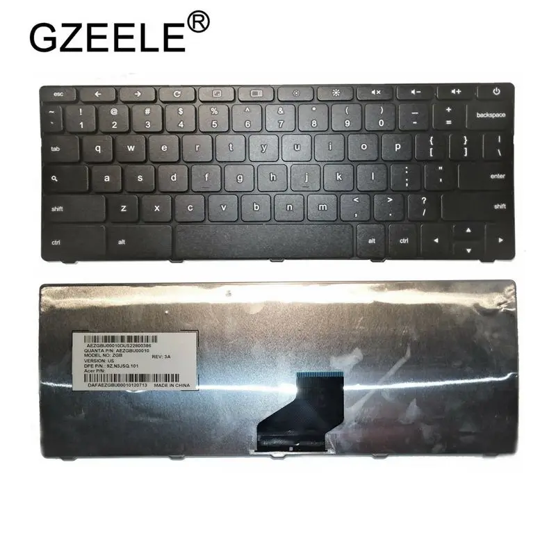 

GZEELE NEW US laptop keyboard FOR Acer Chromebook AC700 Keyboard Replacement US New