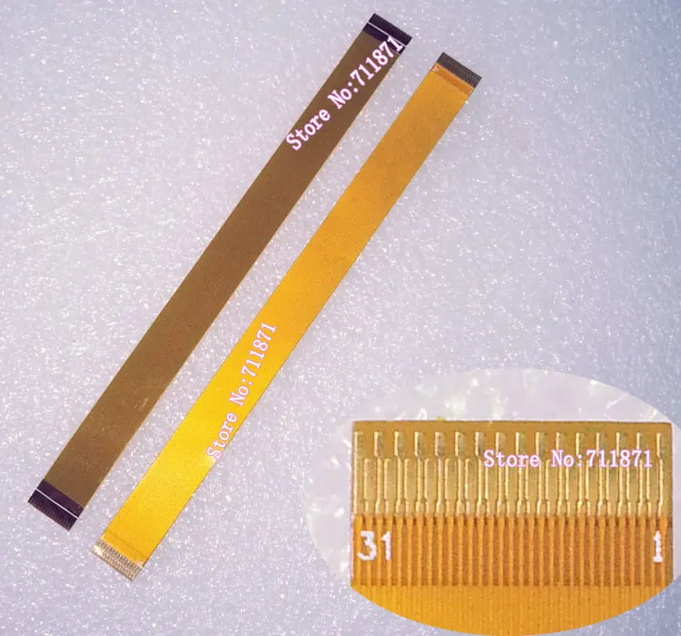 6cm 12cm 0.3 Pitch 31Pin FPC Cable Line Spacing 0.3mm 31Pin Flexible Printed Circuit 0.3mm Pitch 31 Pin FFC FPC Line Cable Wire