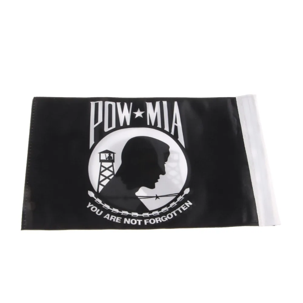 العالمي للدراجات النارية 6x9 "البوليستر الأمتعة الرف القطب جبل POWMIA العلم ل هارلي ياماها هوندا سوزوكي كاواساكي نماذج