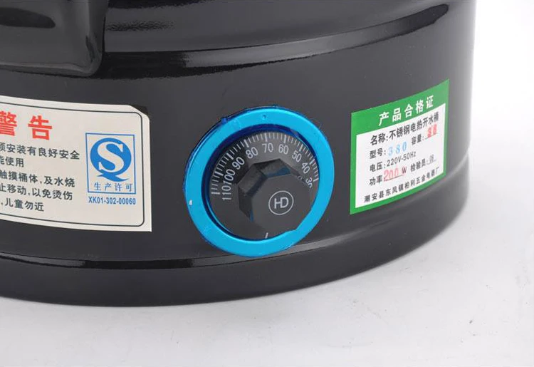 Commerciale Bollitore Elettrico di Acqua Secchio di Riscaldamento in Acciaio Inox Isolamento Bollente Bollitore da Tè di Acqua Riscaldatore Grande Capacità SY-28