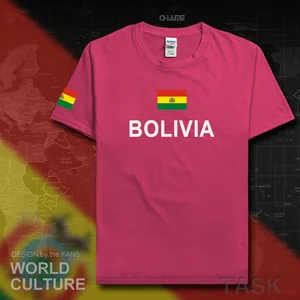 بوليفيا بوليفيا قمصان رجالية أزياء 2017 قمصان فريق الأمة القطن تي شيرت الملابس تي شيرت البلد الرياضة بول بوليويا ووليويا أفضل 12 مبيعا لقميص منتخب بوليفيا - رقم 7