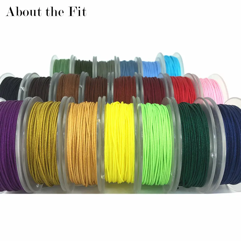 Nylon Cord Jewelry Accessories Beading Threads Handcraft Bracelet Lacing Decorating Necklace Crafting High Quality About the Fit