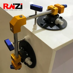Raizi 2 Pcs 90 degree Stone Seam Setter Waterfall Vertical Marble Granite Countertop With Plastic Case Manual Installation Tools