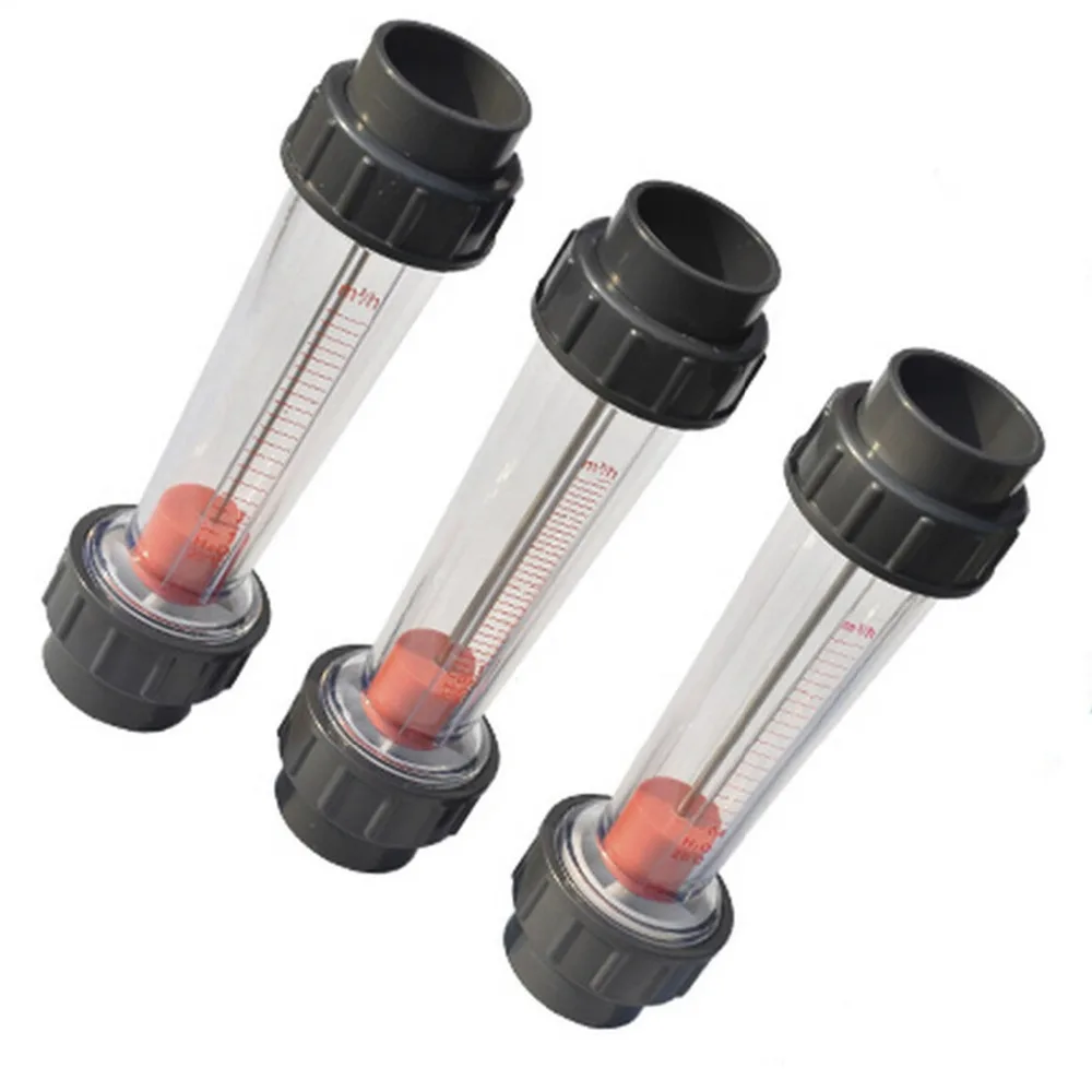 

LZB-15S Plastic Flowmeter Water Rotameter (Short Tube BSP thread Connection) Flow range 6-60L/h,LZB15S Tools Flow Meters