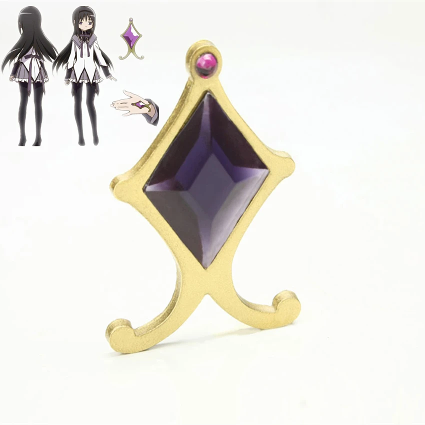 Athemis Puella Magi Madoka Magica Akemi Homura Soul Gem Cosplay Accessoires Voor Cosplay Kostuum