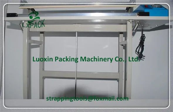 LX-PACK Pedal impulse electrical heating bag sealer packaging sealing machine aluminum frame tray packaging equipment