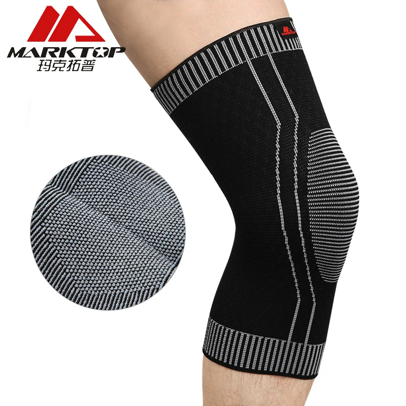 1pcs Marktop Sports Knee Pads Support Training Elastic Knee Support protect Sports Safety Running Cycling Knee Pad Sleeve