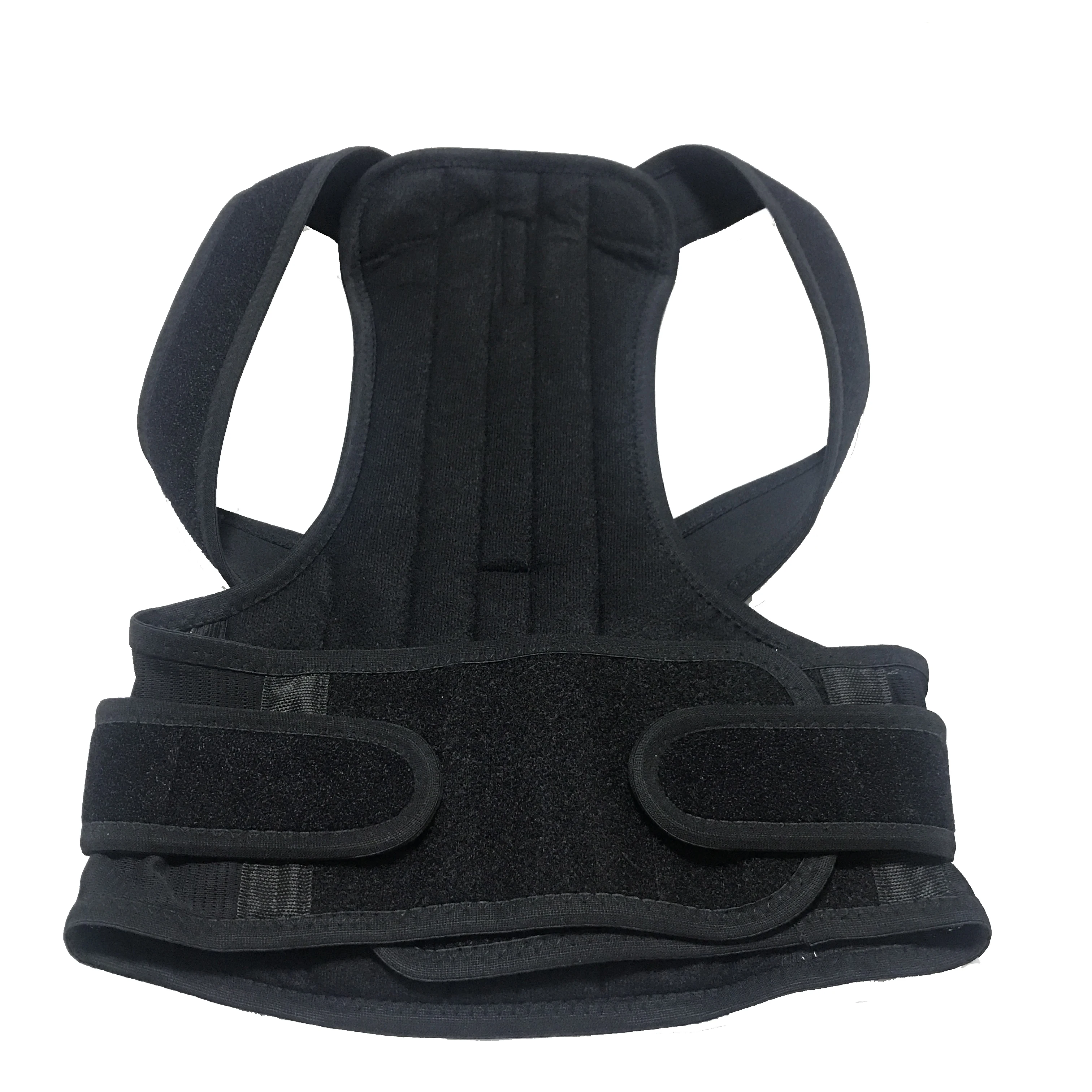 2020 Black Posture Corrector Scoliosis Back Brace Spine Corset Belt Shoulder Therapy Support Poor Posture Correction Belt Men