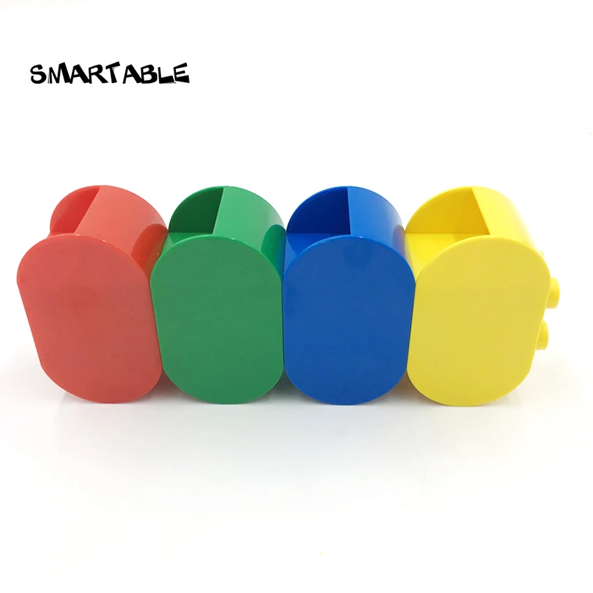 Smartable Big Bricks Oval-shaped 2x2 Building Blocks Parts Compatible Major Brand Toys For Kids Of Low Age Creative 20pcs/Set