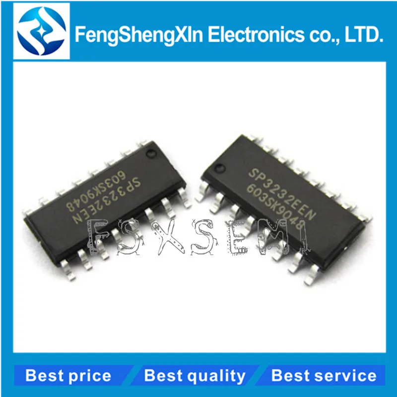 10pcs/lot SP3232EEN SP3232 SP202EEN SP232EEN SP202 SP232 SOP-16 RS-232 Transceivers Chips