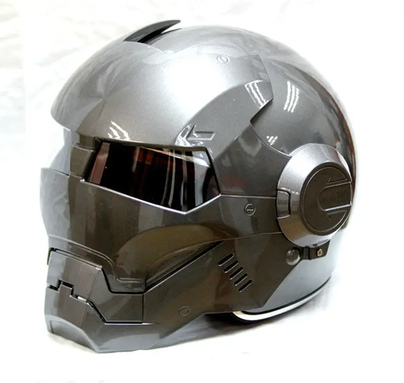 Free shipping 2023 hot MASEI Gray helmet motorcycle half helmet open face helmet casque motocross 610 M L XL