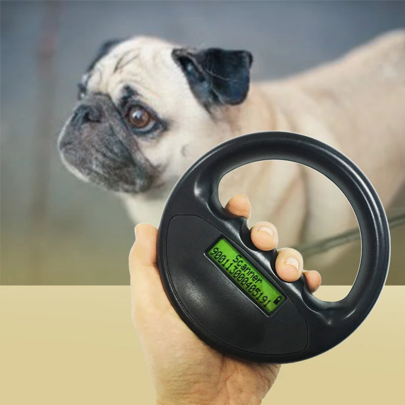 ISO CE,ROHS USB rechargeable RFID FDX-A,FDX-B microchip veterinary pet animal chip reader for dogs microchip scanner