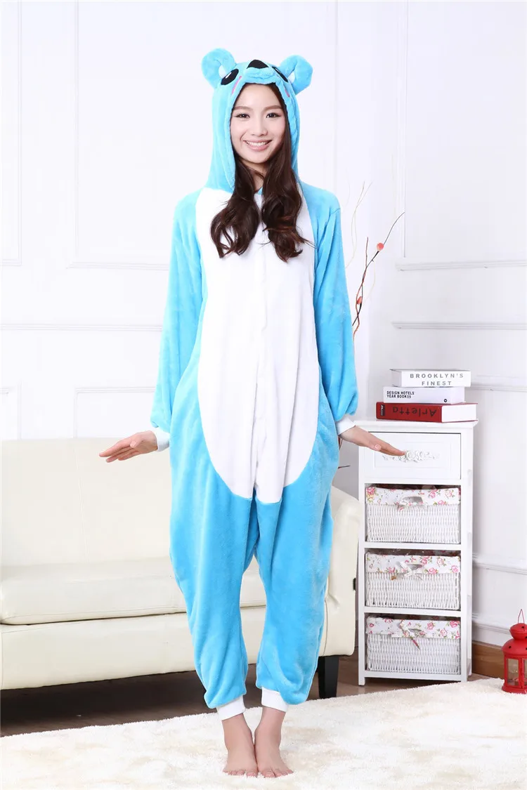 Pyjama d'halloween Kigurums Koala Onesies, unisexe, Costume de Cosplay pour adultes, combinaison de nuit pour animaux