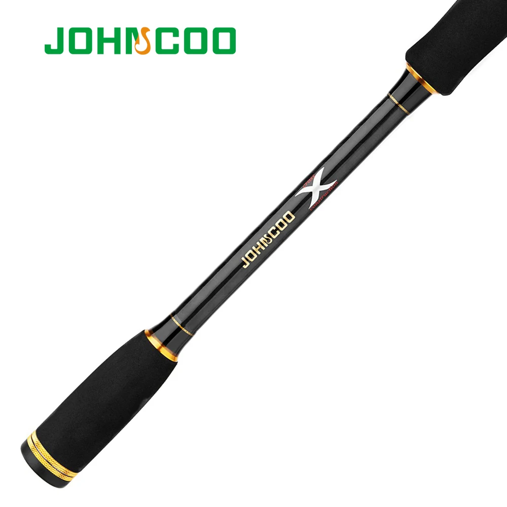 JOHNCOO Steed Carbon Casting Fishing Rod Casting Travel Rod 2.1m 2.4m 2.7m 4 Section M Power 5-20g Fast Action sensitive tip