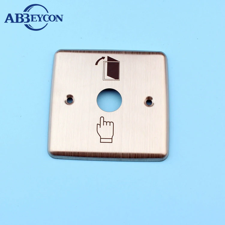 19115 Yueqing abbeycon high quality door exit nameplate( for 19mm push button switch)/ door plate