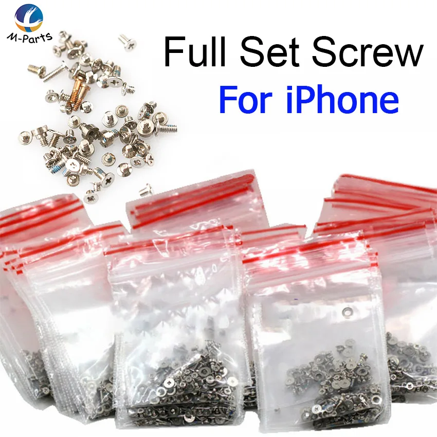 1set Full All Screws For iPhone 4 4S 5 5S SE 5C 6 6S 6P Plus 7 7P 8 8P Plus X 5C XS XR XSM Max With Skid Proof Paint