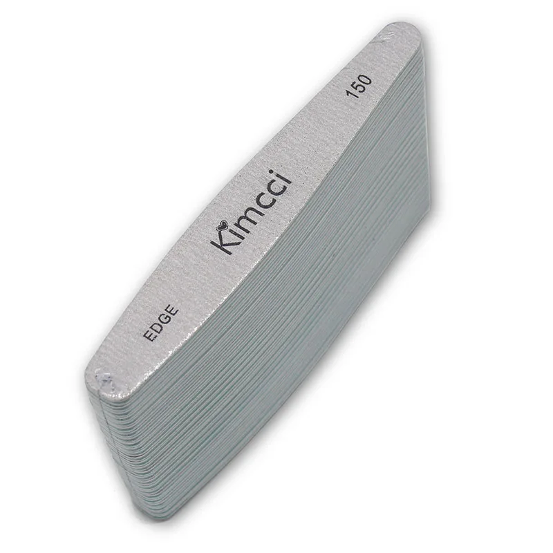 Kimcci chất lượng Hàng Đầu 25 cái/lốc Dũa Móng Tay Làm Móng Tay EDGE 150 Chà Nhám Khối Slim Đệm Móng Tay Nghệ Thuật Salon Cung Cấp