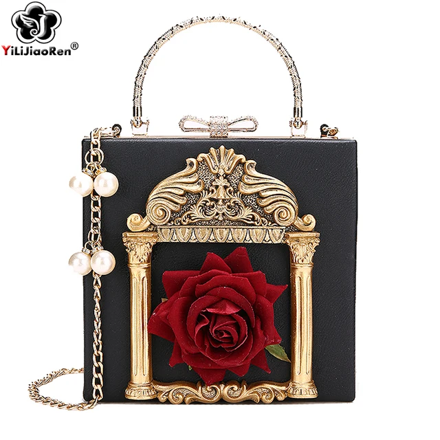 Modne kwiaty torebki Crossbody dla kobiet luksusowe torebki damskie torebki projektant marki skórzana torba na ramię Sac Clutch Female