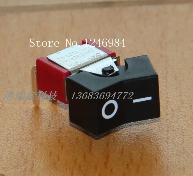 

[SA]R11 single curved road is 3 feet 2 files small toggle rocker switch 3MS1 Taiwan Deli Wei original Q13--50pcs/lot