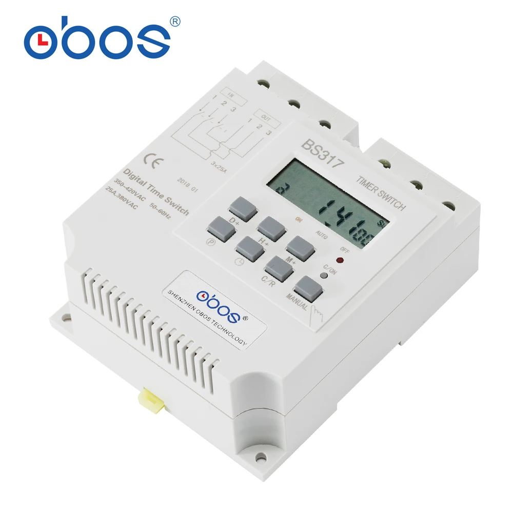 380V 220V LCD digital multi-purpose three-phase programmable control power timing switch motor timer