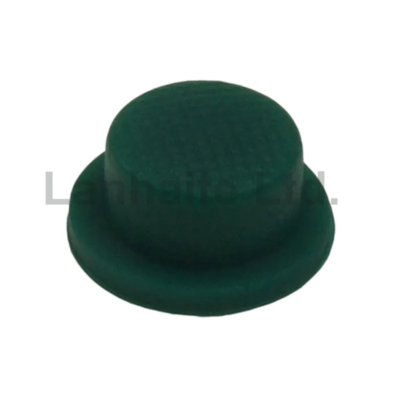 8mm(D) x 5.5mm(H) Silicone Tailcaps - Army Green (10 pcs)