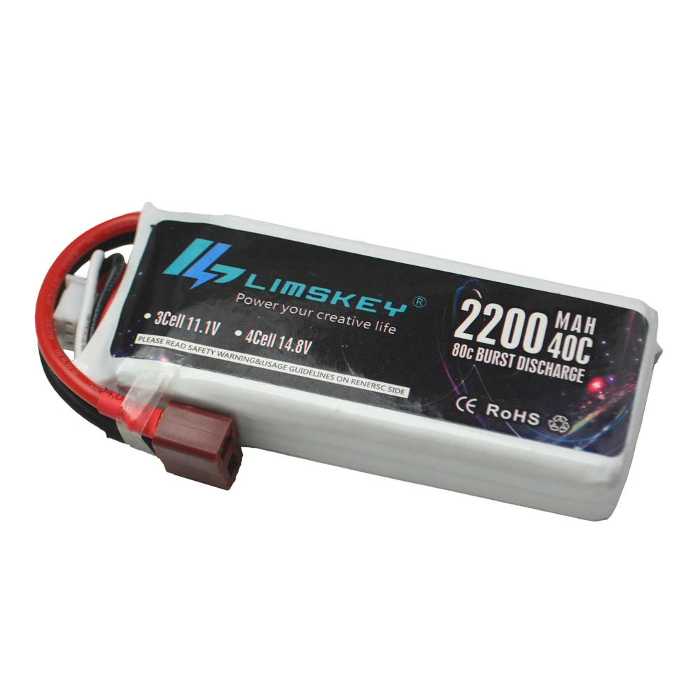 2019 Limskey New Arrived Rc Lipo Battery 2S 7.4V 2200mah 40C Max 80C for Wltoys 12428 12423 1:12 RC Car Spare parts