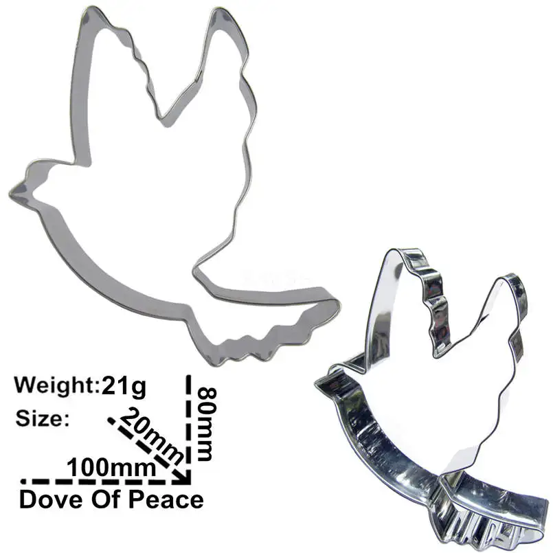 Birds Cake Cookie Biscuit Baking Molds,Peace Dove Shaped Cake Decorating Fondant Cutters Tools,Direct Selling