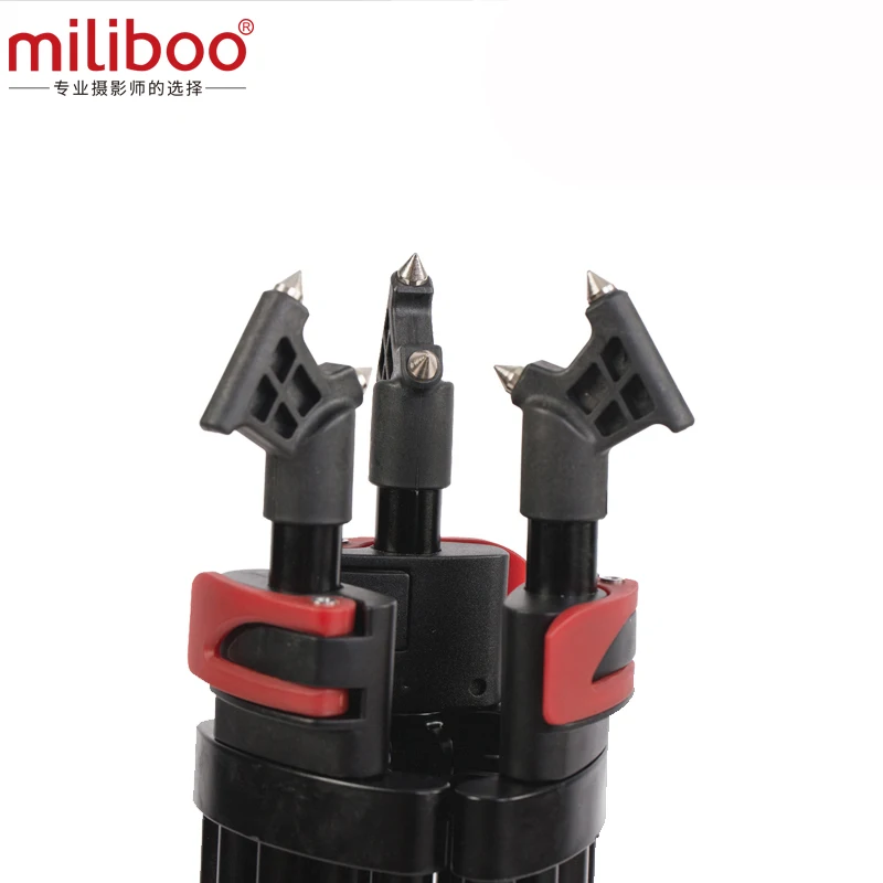 miliboo MTT604A Aluminium Head Portable Camera Tripod for Professional Camcorder/Video/DSLR Stand 75mm Bowl Size Video Tripod