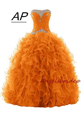 ANGELSBRIDEP-vestidos de quinceañera, 15 años, corpiño con cuentas de cristales a la moda, hasta el suelo, 16 vestidos de depurador, 2021