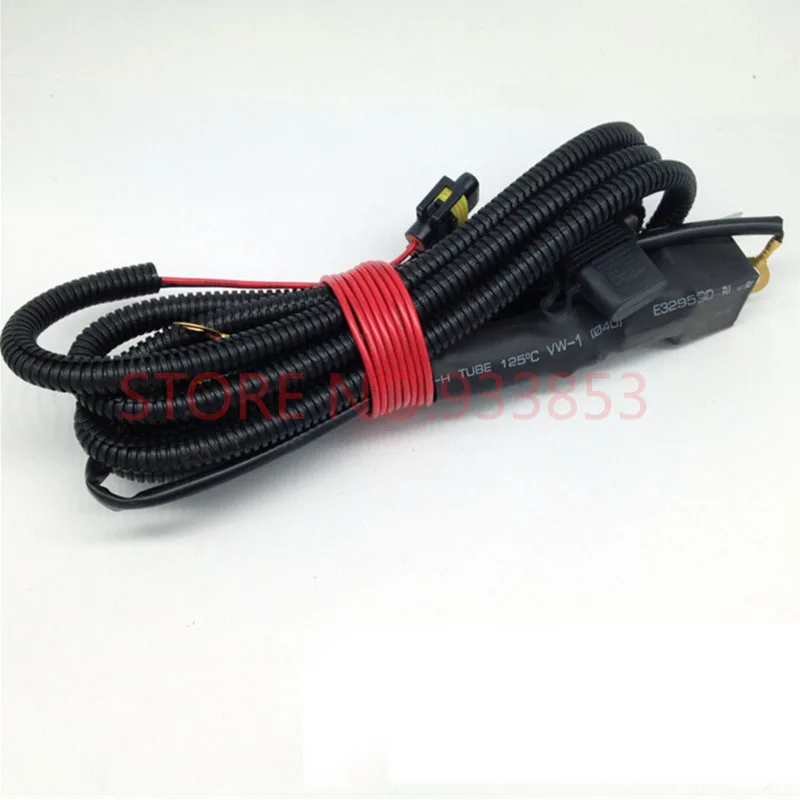 Car Fog Light Lamp Wires Harness Cable With Fuse For VW New Polo Golf Jetta MK5 MK6