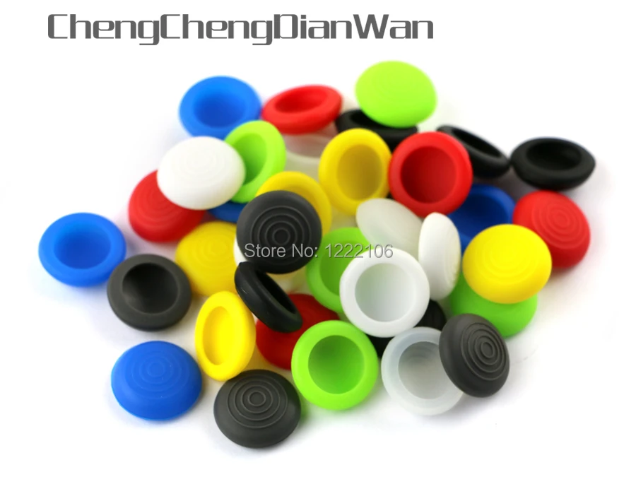 1000PCS Silicone Analog Joystick Grips Cap Cover thumbsticks joysticks For PS4 Xbox one Controller