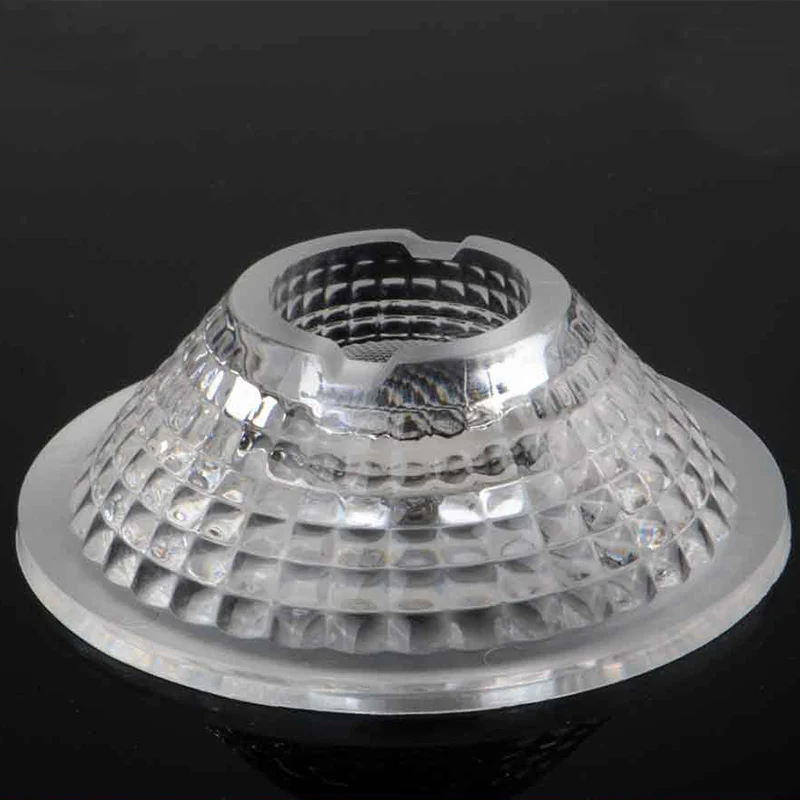 Diameter 70mm Thickness 22mm  30 degree Halogen Lamps PMMA COB LED Lens