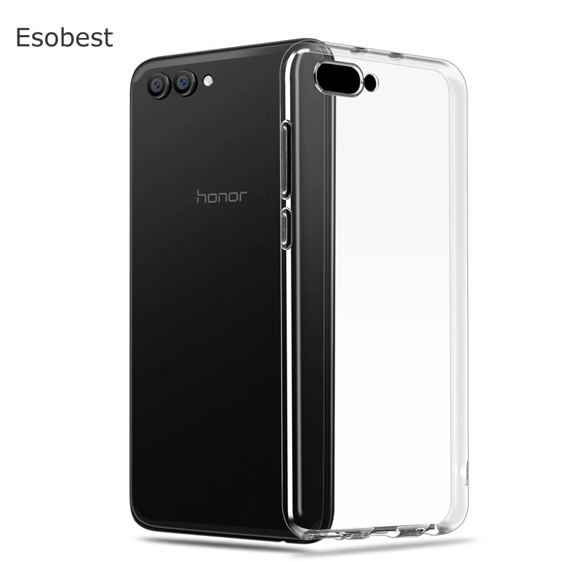 

Esobest ultra thin transparent silicone case for Huawei Y6 2018, TPU Crystal soft back cover