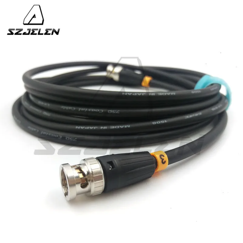 Neutrik-Cable Coaxial Bnc a Bnc, 12g, hd-sdi, vídeo, Canare Lv-61s, 75 Ohm, precisión, 3m