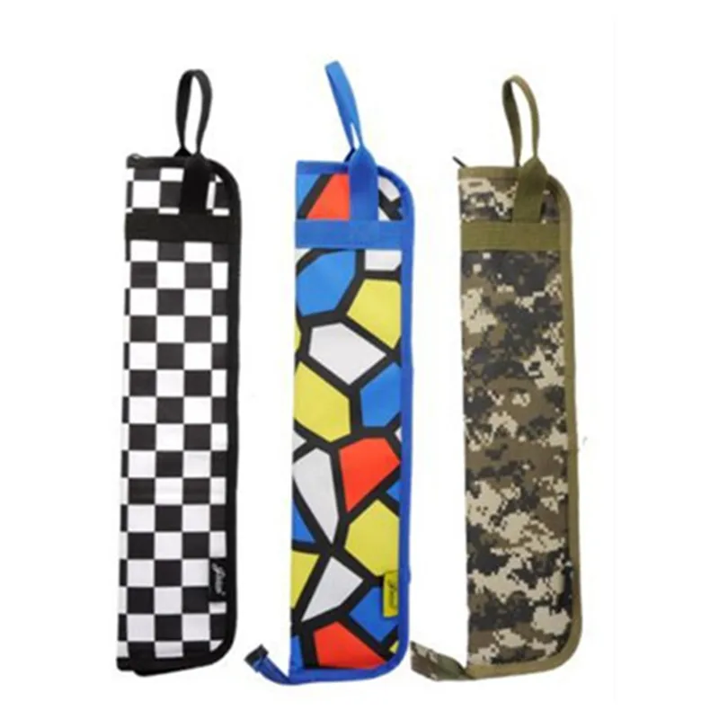 High quality portable waterproof drum stick soft bag drumsticks rack gig cover case 8 color backpack with should strap cute gift