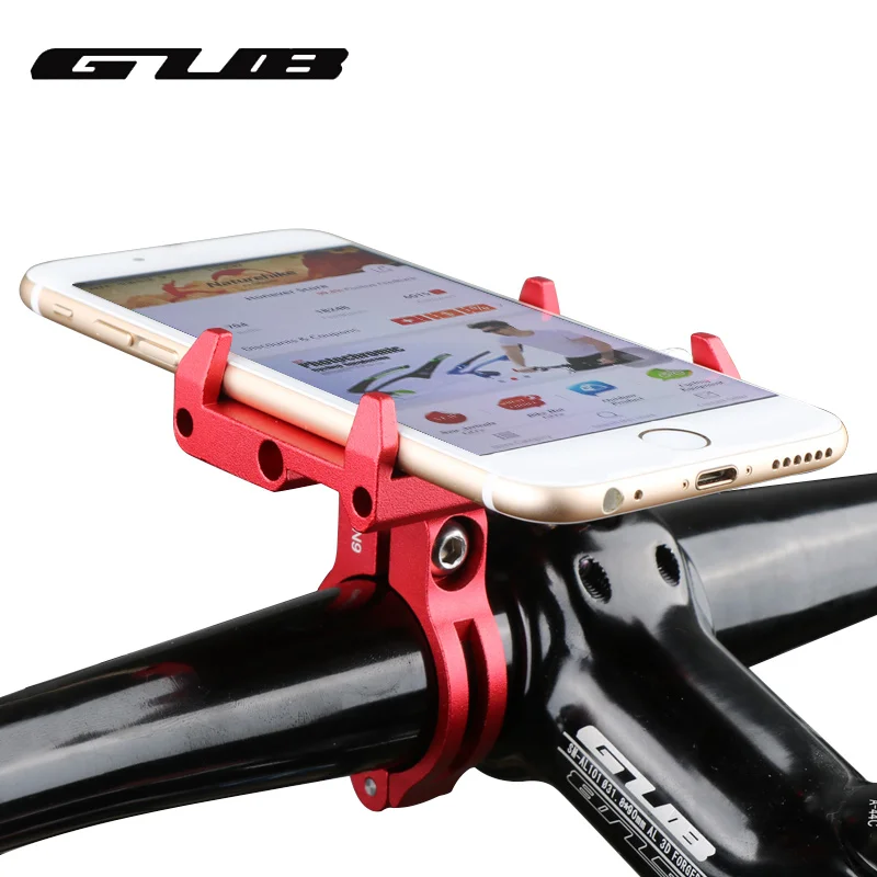 

GUB G-85 G85 Adjustable Universal Bike Phone Stand For 3.5-6.2inch Smartphone Aluminum Bicycle Handlebar Holder Mount Bracket