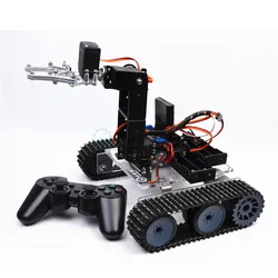 RC robot arduino acrylic tank robotic 4DOF arm DIY assembly kit