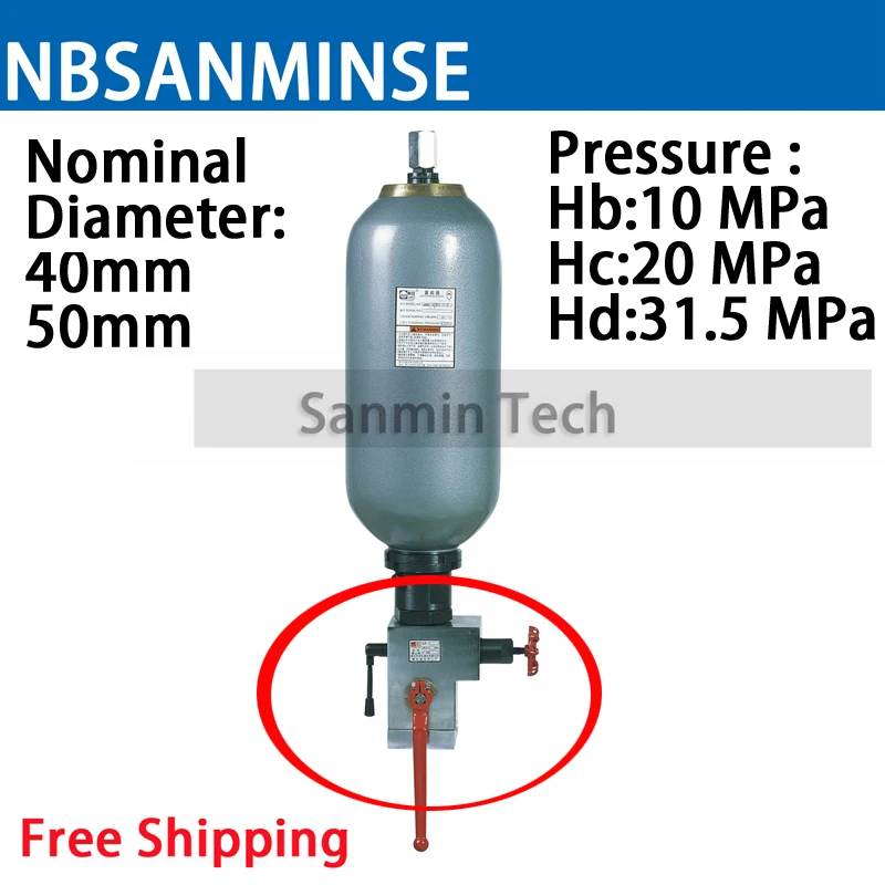 AJF 40 50 mm Safety Stopping Valve Protection Valve Unloading Valve for Hydraulic accumulator system NBSANMINSE