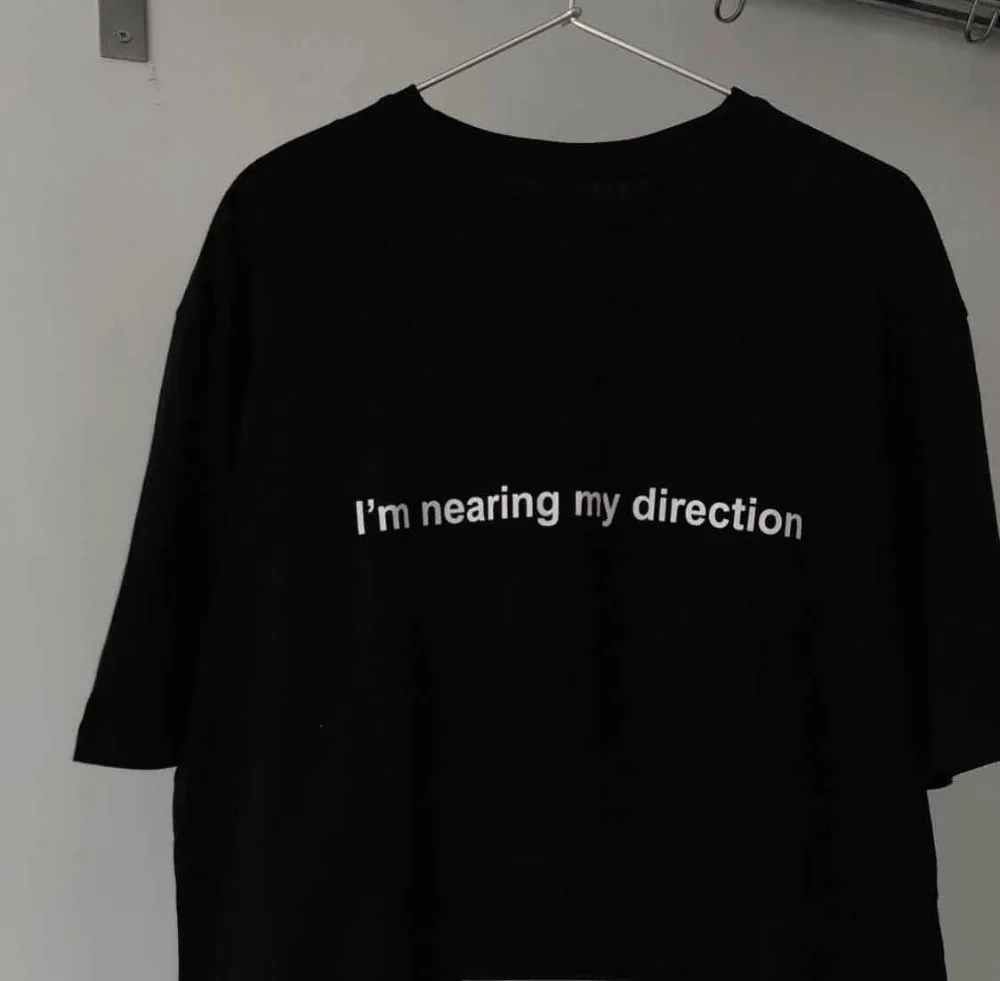 Sugarbaby soy cerca de mi dirección camiseta de manga corta moda Tumblr camisetas negras camiseta Grunge ropa Hipster