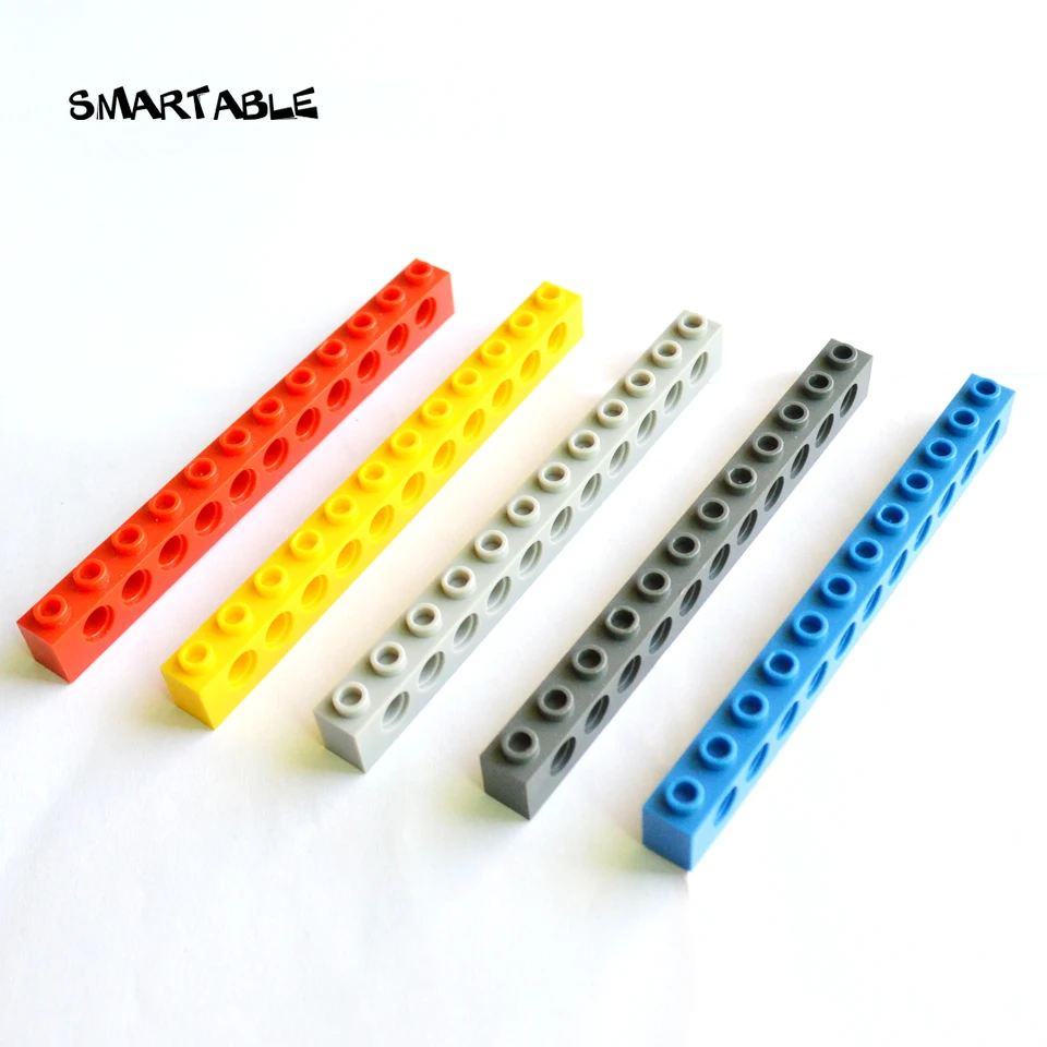 Smartable High-Tech Brick 1x12 with Holes Building Blocks MOC Parts Creative Toys Compatible 3895 MOC Toys 24pcs/lot