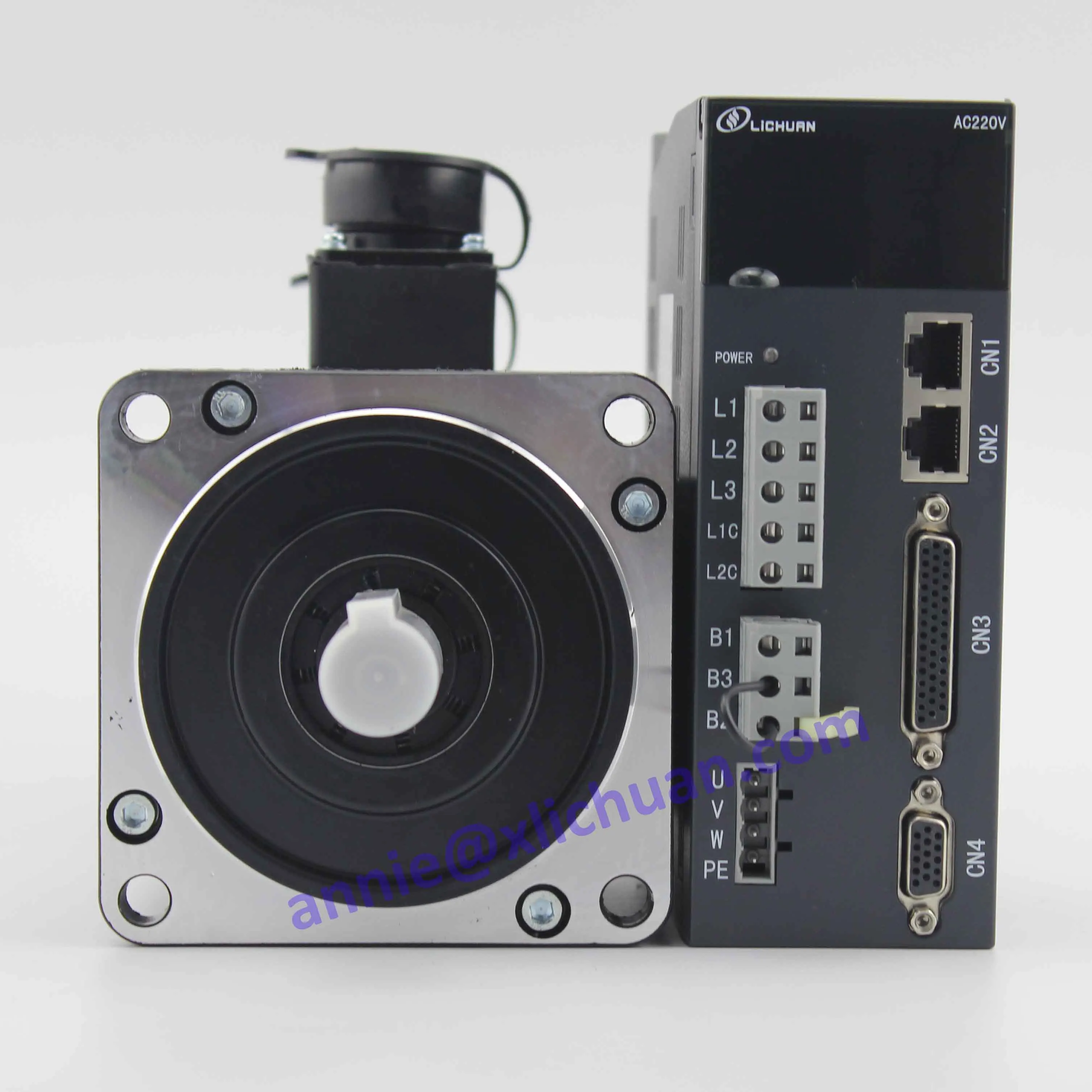 Imagem -03 - Jogo do Servo Motor do Motorista para o Woodworking Router do Cnc Controle de Velocidade 110st-m06030b 6nm 1.8kw Ac220v 3000rpm