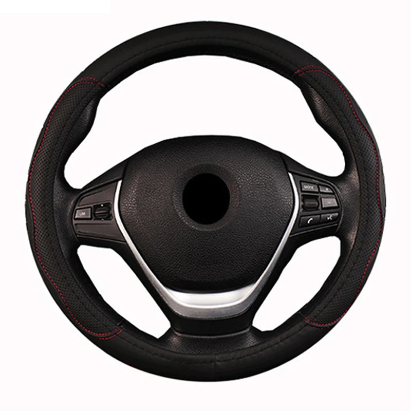 Car Steering Wheel Cover Volant Braid on the Steering-wheel For 36 38 40 42 45 47 50 CM Funda Volante Car Styling Auto Hand Bar