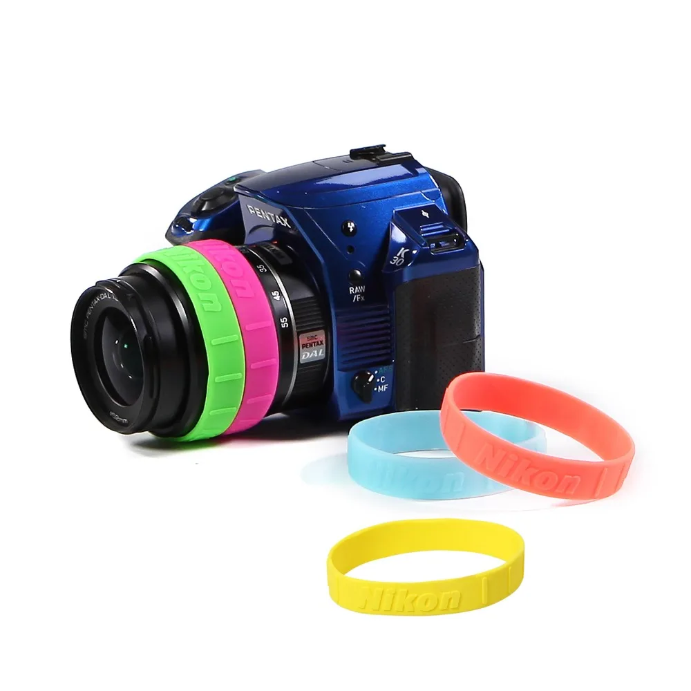 Meking Colorful Silicone Follow Focus Ring for DSLR Lens Filter Anti-slip Zooming Control Rubber Band